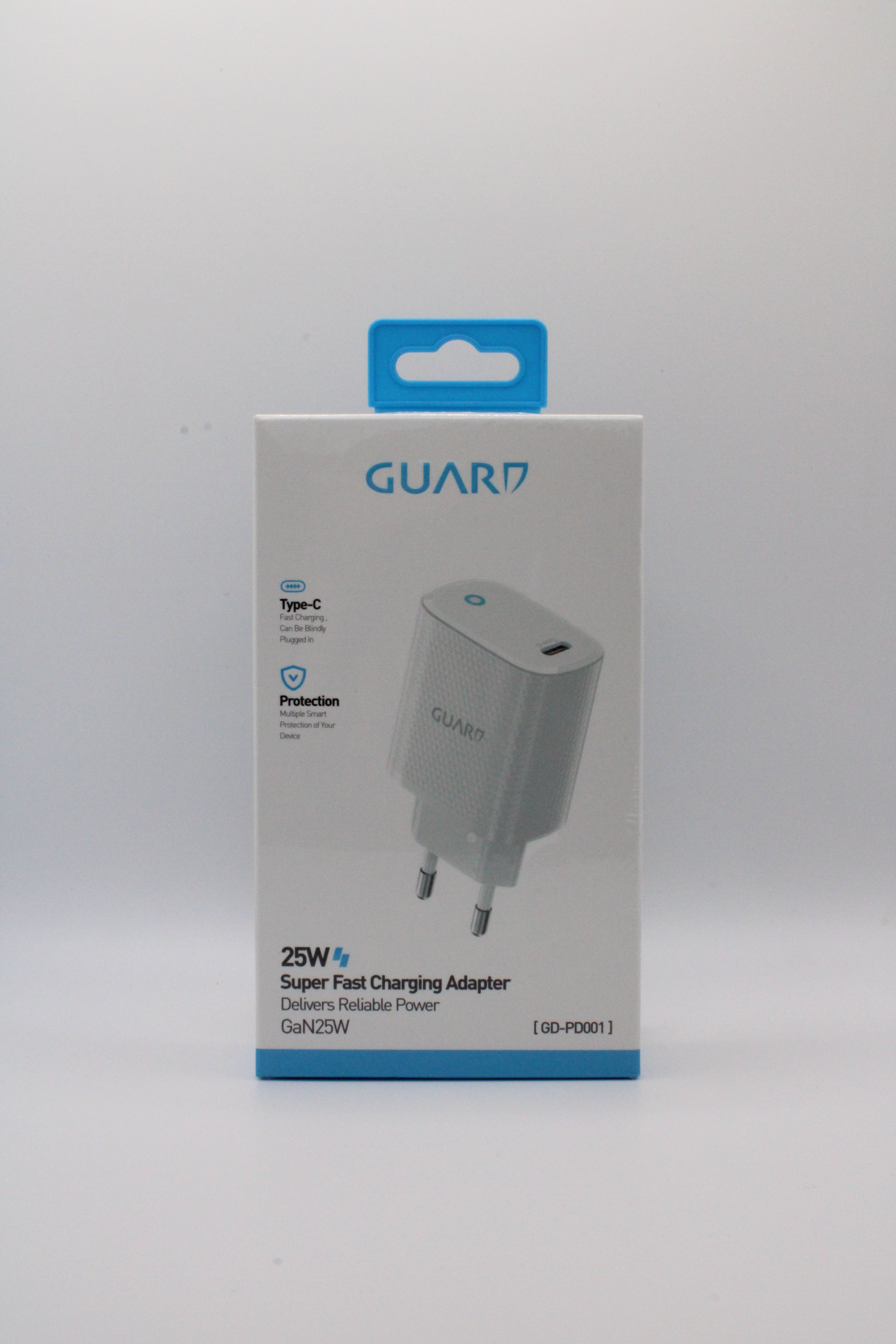 Guard 25W Super Fast Charging Adapter – Ladegerät für schnelle und sichere Stromversorgung von USB-C Geräten.