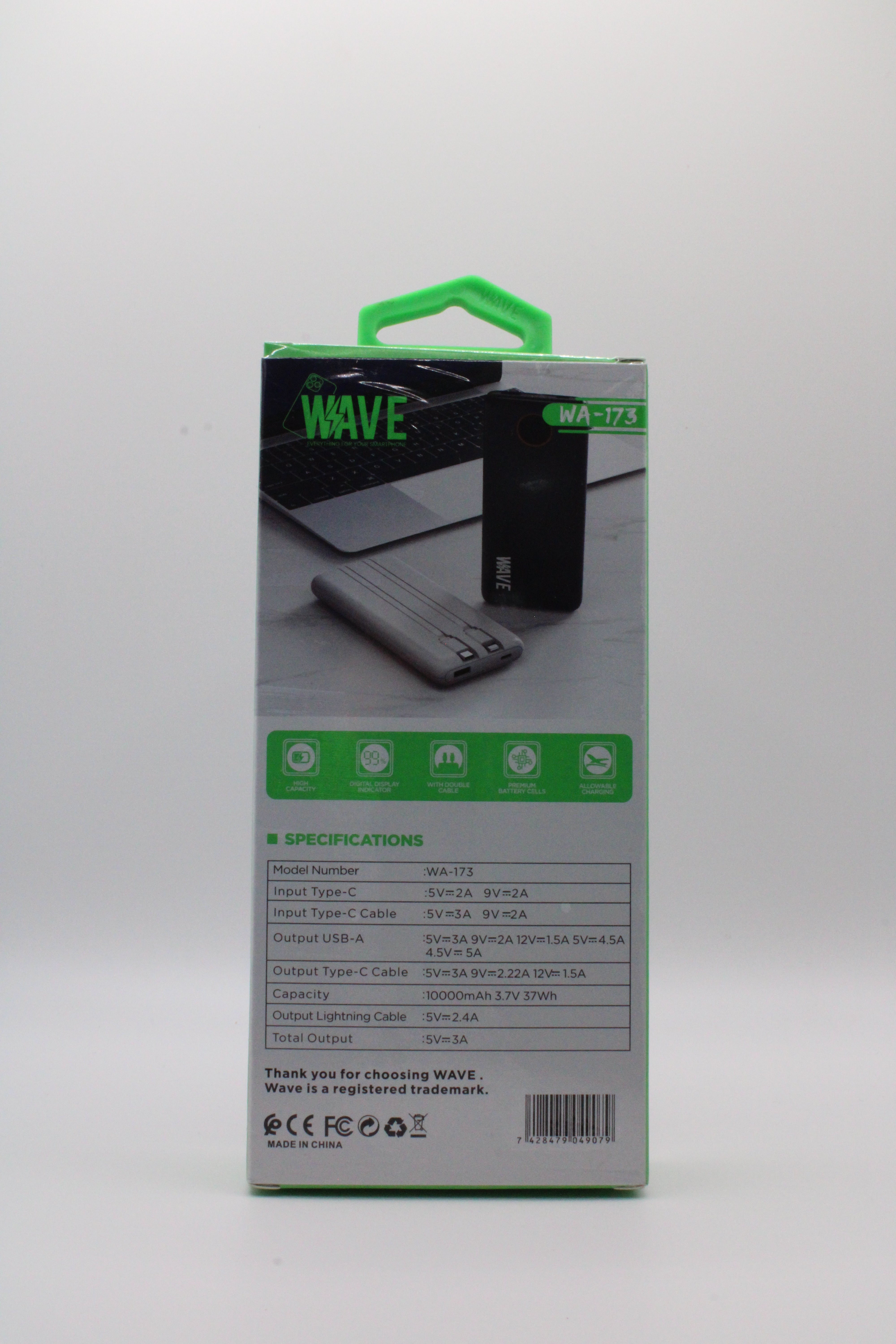 Wave Powerbank 22,5W WA-173 – 10.000 mAh Schnellladegerät