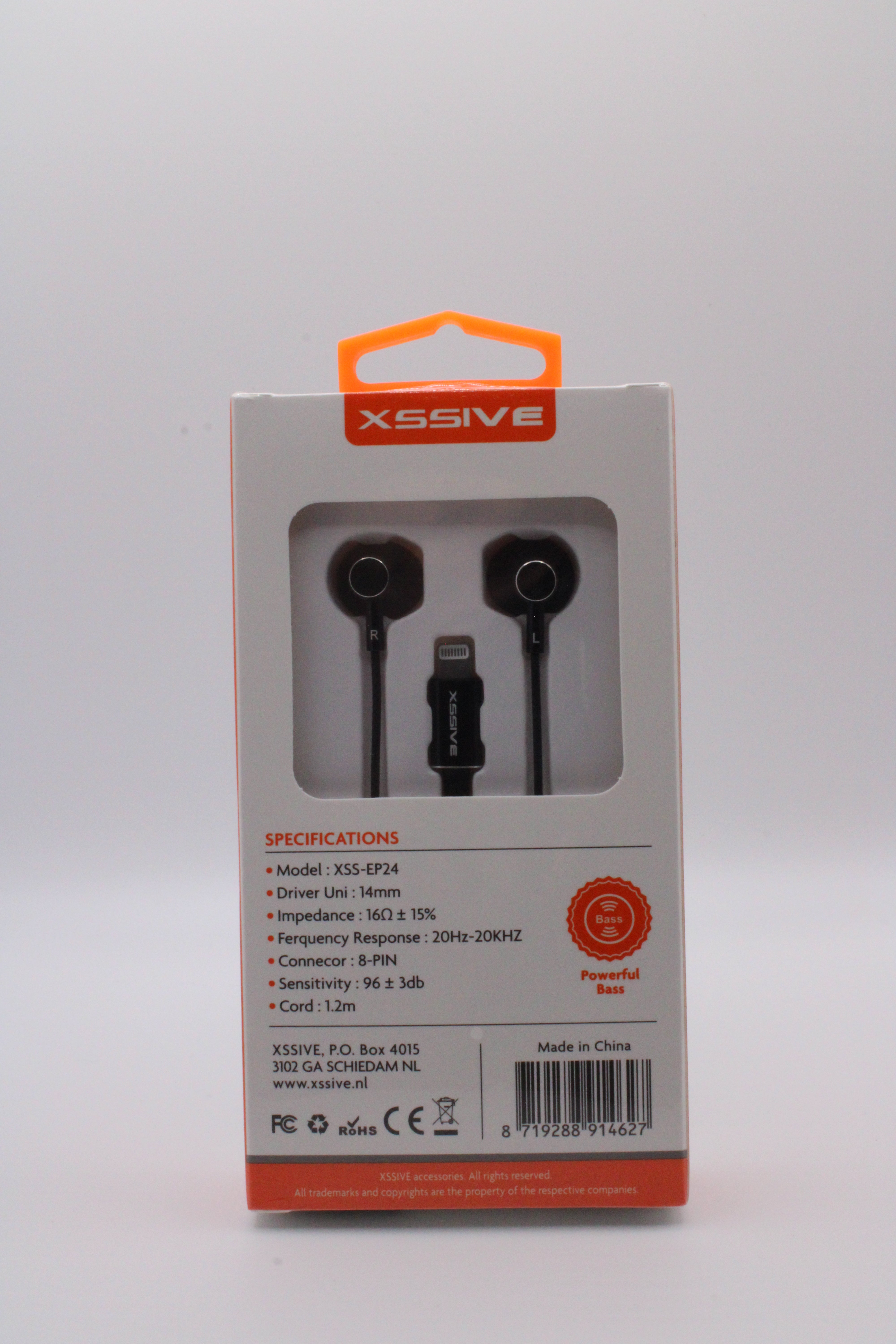 XSSIVE Stereo Earphones mit 8-Pin Lightning-Anschluss