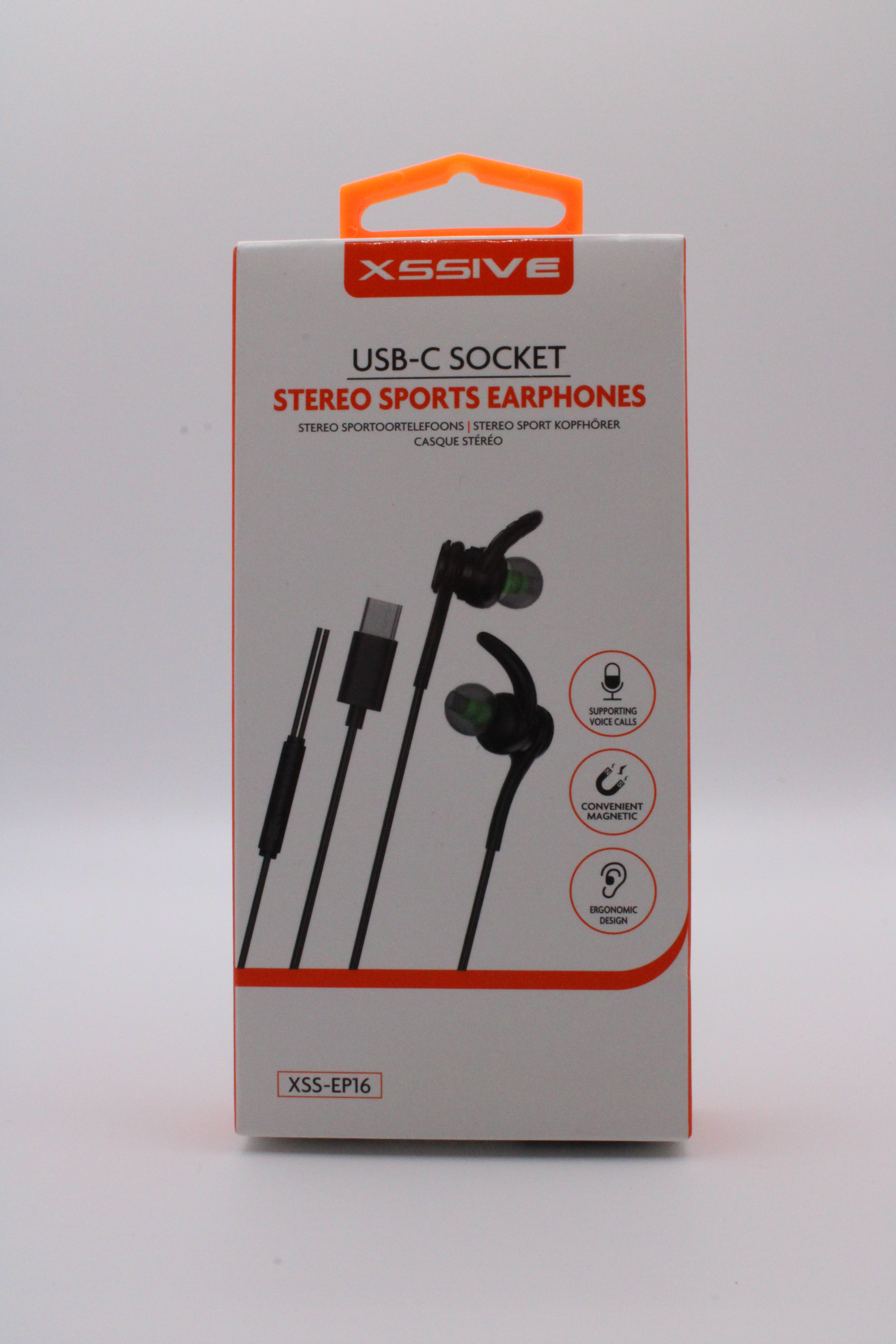 XSSIVE USB-C Stereo Sports Earphones