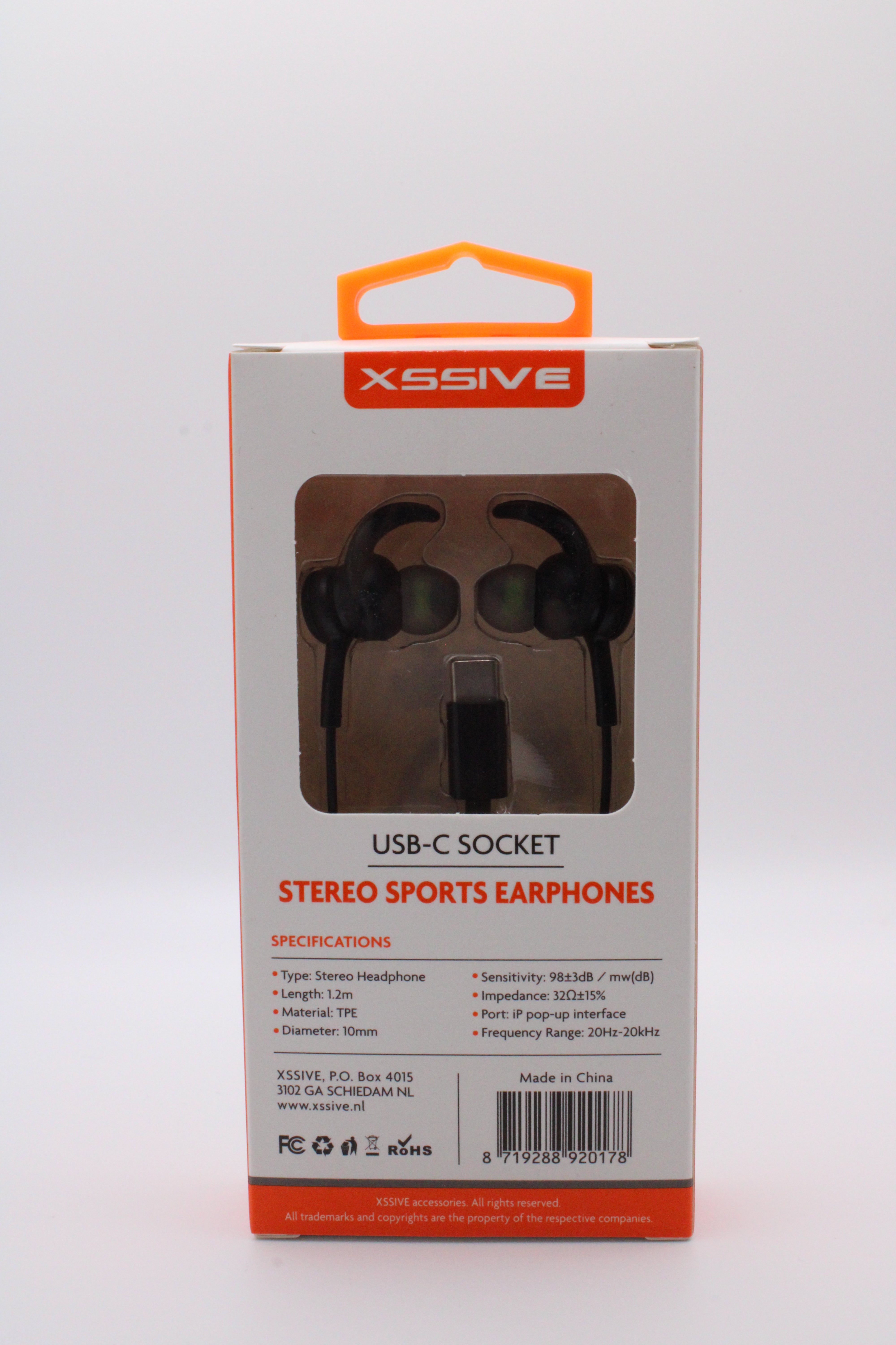 XSSIVE USB-C Stereo Sports Earphones