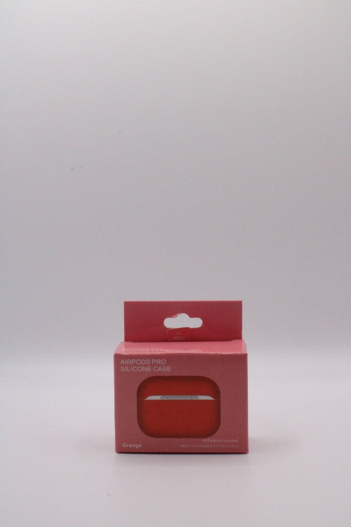 AirPods Pro Silikon Case in Orange, Schutzhülle für AirPods Pro