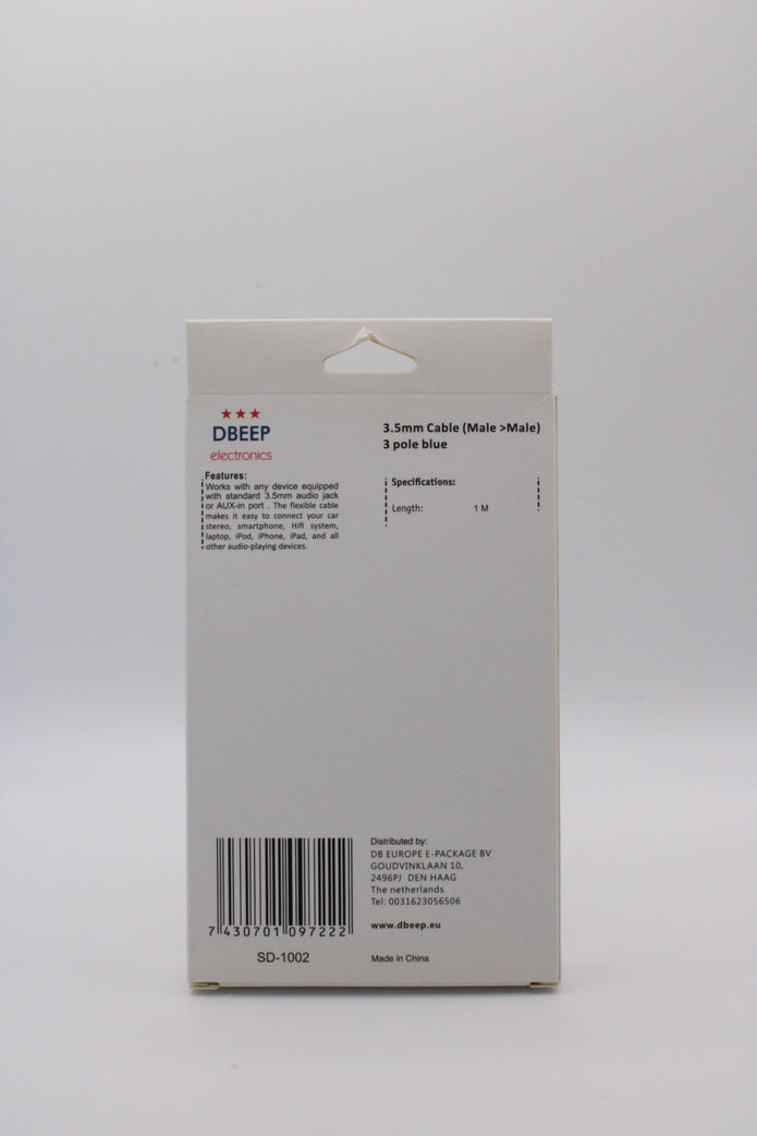 DBEEP 3,5‑mm Klinkenkabel, 1 m