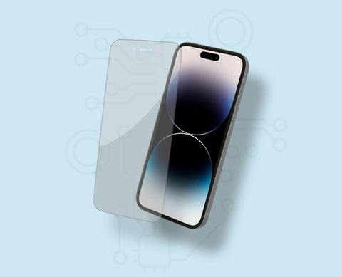 Smartphone mit aufgebrachter Schutzfolie – Displayschutz-Zubehör bei Handy Hero