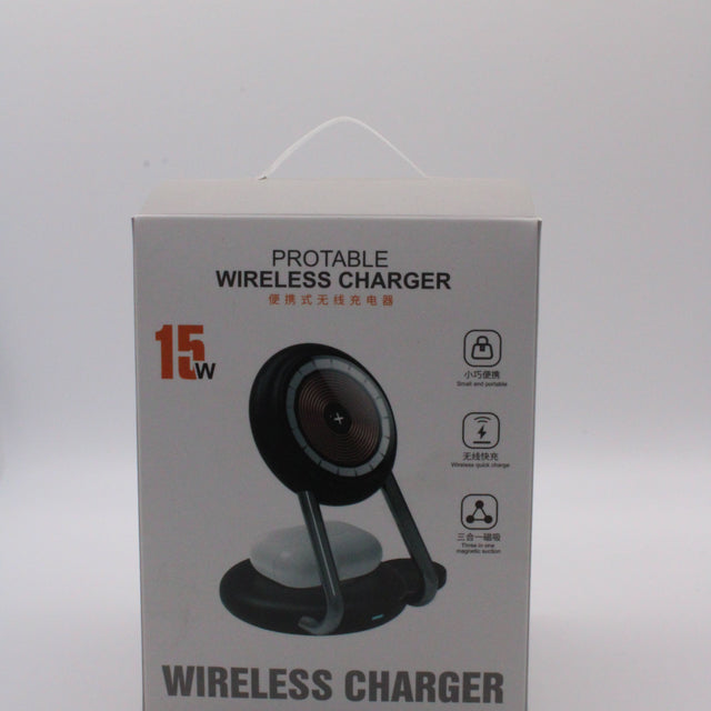 Tragbares kabelloses Ladegerät mit 15 W