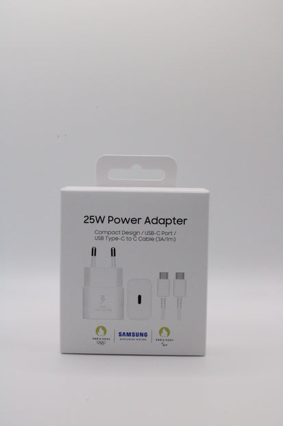 Samsung 25 W Netzteil mit USB‑C auf USB‑C Kabel