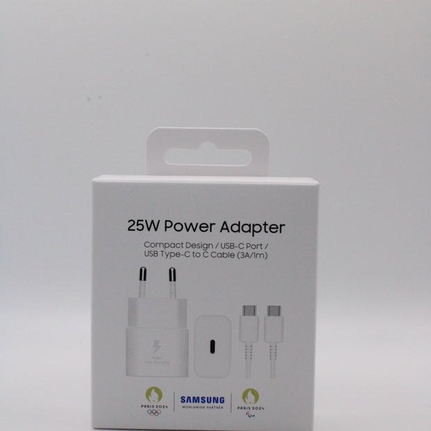 Samsung 25 W Netzteil mit USB‑C auf USB‑C Kabel