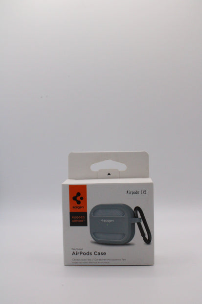 Spigen Rugged Armor Hülle für AirPods 1 und 2 in grau