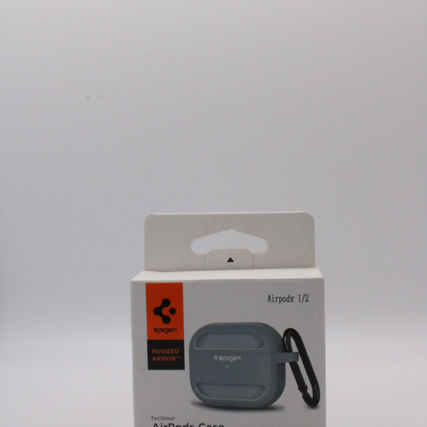 Spigen Rugged Armor Hülle für AirPods 1 und 2 in grau