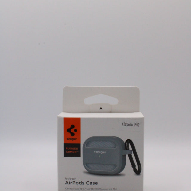 Spigen Rugged Armor Hülle für AirPods Pro in grau